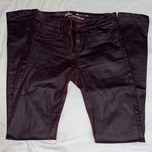 Burgundy Bianco Skinny Jeans